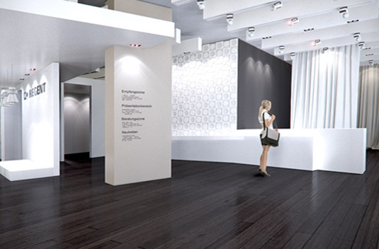 Showroom für Beleuchtung